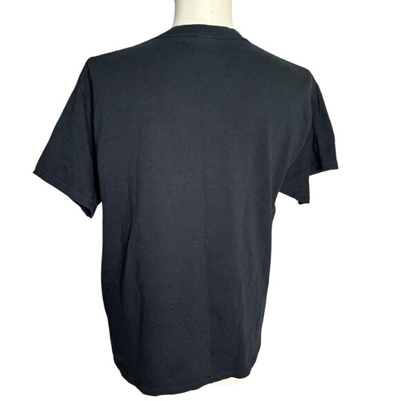 Samurai Inazuma Rock Band Graphic T-Shirt Adult Large Black Short Sleeve Tee - Picture 4 of 6